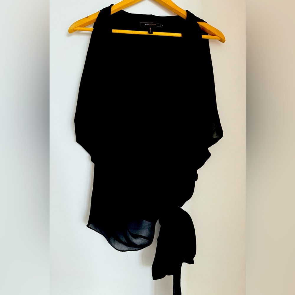 BCBG Black Blouse small